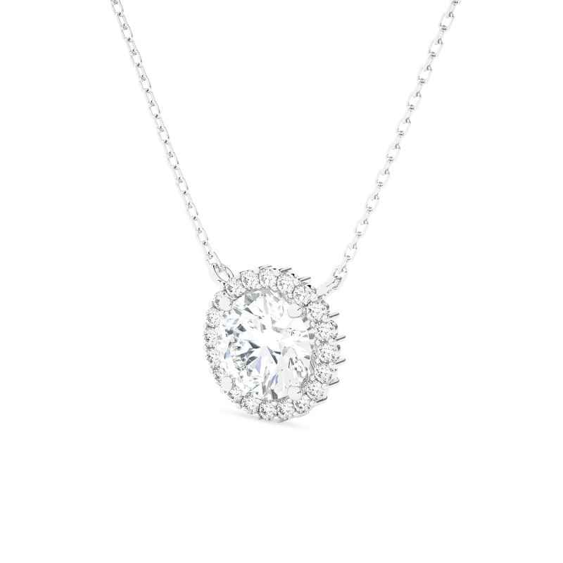 COLLANA ORO BIANCO DIAMANTI COLTIVATI DONNA AMA COLLANA ORO BIANCO DIAMANTI COLTIVATI DONNA AMA