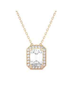 COLLANA ORO ROSA DIAMANTI COLTIVATI DONNA AMA 