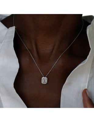 COLLANA ORO ROSA DIAMANTI COLTIVATI DONNA AMA  AMA-GI-402-16 Ama