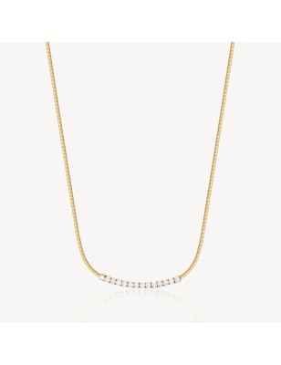 Collana dorata Desideri con zirconi bianchi Donna Brosway BEIN007 Brosway