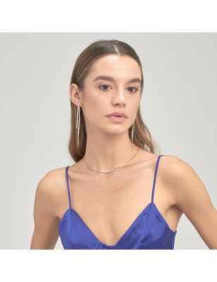 Collana dorata Desideri con zirconi bianchi Donna Brosway