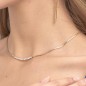 Collana dorata Desideri con zirconi bianchi Donna Brosway