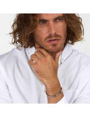 BRACCIALE ACCIAIO LUCIDO SATINATOMOTOWN UOMO MORELLATO  SALS97 Morellato