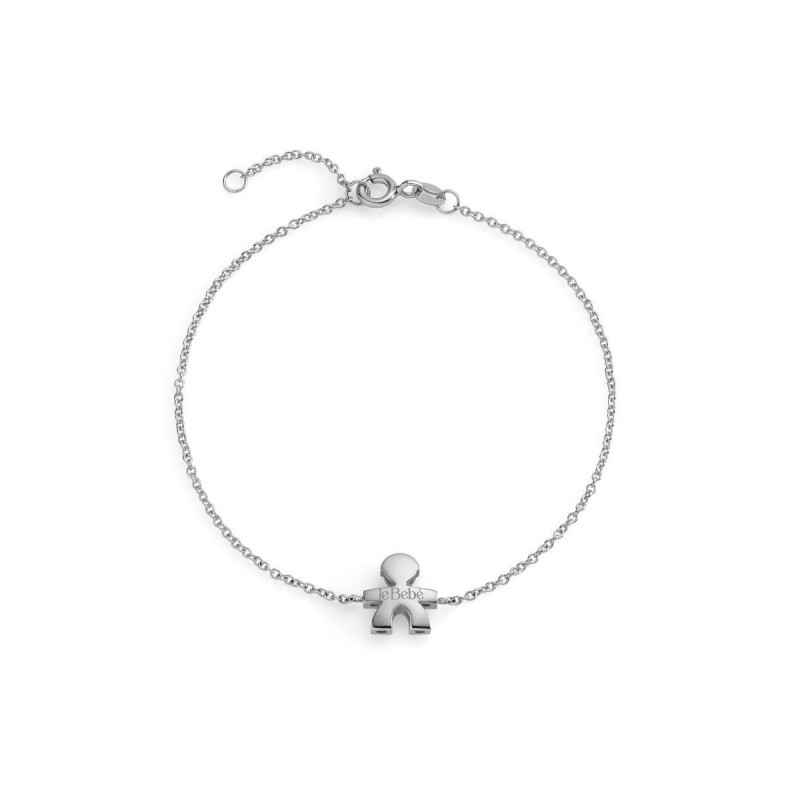 BRACCIALE BIMBO ORO BIANCO I TESORINI BIG DONNA LE BEBE' BRACCIALE BIMBO ORO BIANCO I TESORINI BIG DONNA LE BEBE'