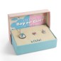 COLLANA ARGENTO DUE PIETRE COLORATE SUONAMORE DONNA LE BEBE' 