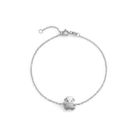 BRACCIALE BIMBA ORO BIANCO I TESORINI BIG DONNA LE BEBE'  LBB909 LE BEBE'