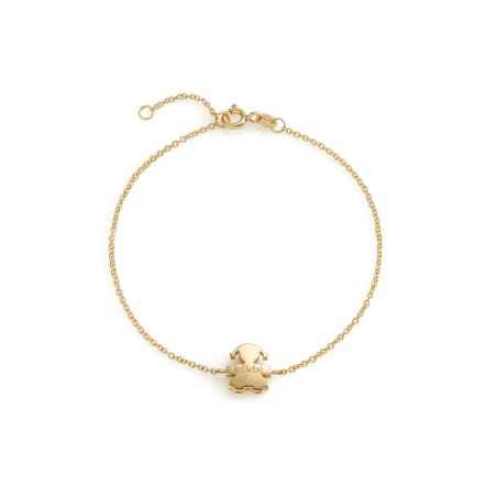 BRACCIALE BIMBA ORO GIALLO I TESORINI BIG DONNA LE BEBE'  LBB907 LE BEBE'