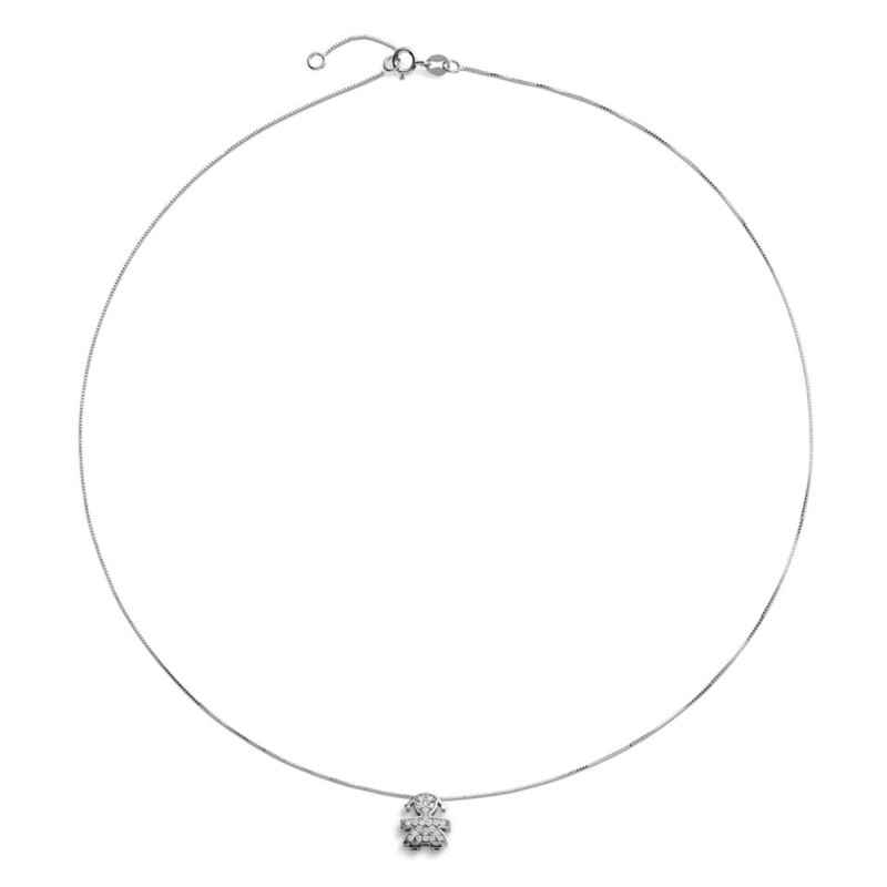 COLLANA CIONDOLO BIMBA ORO DIAMANTI I TESORINI DONNA LE BEBE' COLLANA CIONDOLO BIMBA ORO DIAMANTI I TESORINI DONNA LE BEBE'