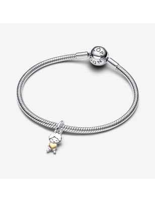 CHARM PENDENTE BIMBO FELICE DONNA PANDORA MOMENTS - category_name - XDMG De Marchi Gianotti