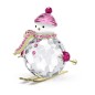 PUPAZZO DI NEVE ROSA  SWAROVSKI