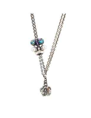 CIONDOLO PENDENTE FIORE D'AUTUNNO DONNA TROLLBEADS  TAGPE-00085 Trollbeads