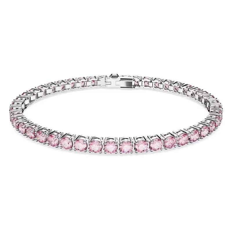 BRACCIALE TENNIS ROSA S MATRIX DONNA SWAROVSKI 