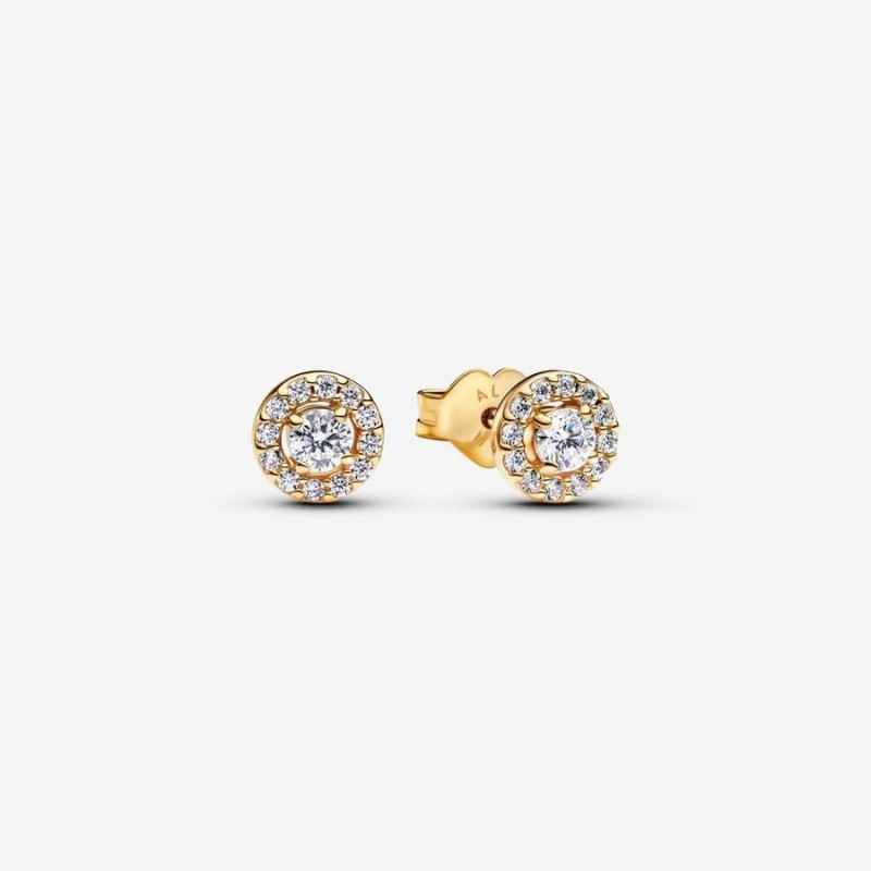 ORECCHINI PUNTO LUCE E PAVE' COLOR ORO PANDORA TIMELESS ORECCHINI PUNTO LUCE E PAVE' COLOR ORO PANDORA TIMELESS