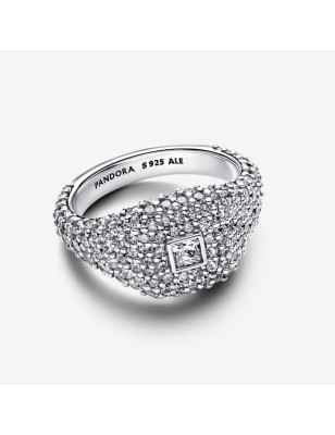 ANELLO COCKTAIL CON PAVE' MIS.52 PANDORA TIMELESS 193556C01-52 Pandora