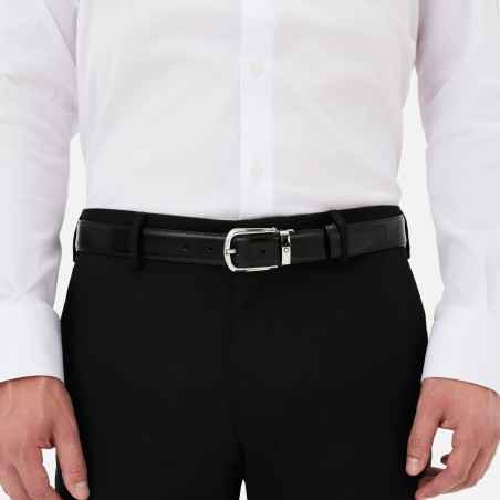 CINTURA PELLE NERA MARRONE UOMO MONTBLANC MEISTERSTUCK 114412 MONTBLANC