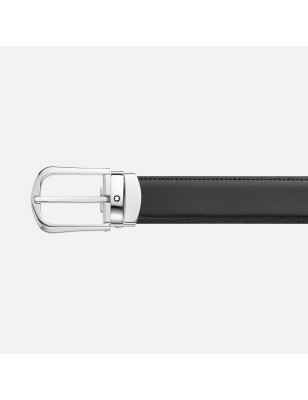 CINTURA PELLE NERA MARRONE UOMO MONTBLANC MEISTERSTUCK 114412 MONTBLANC
