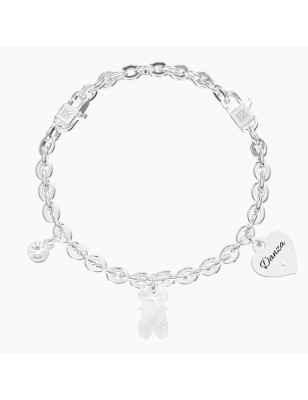 BRACCIALE CIONDOLO SCARPETTE BALLERINA SENSUALITÀ DONNA KIDULT 