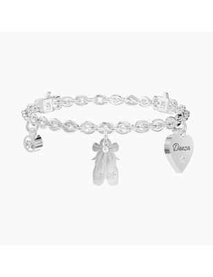 BRACCIALE CIONDOLO SCARPETTE BALLERINA SENSUALITÀ DONNA KIDULT  732284 KIDULT