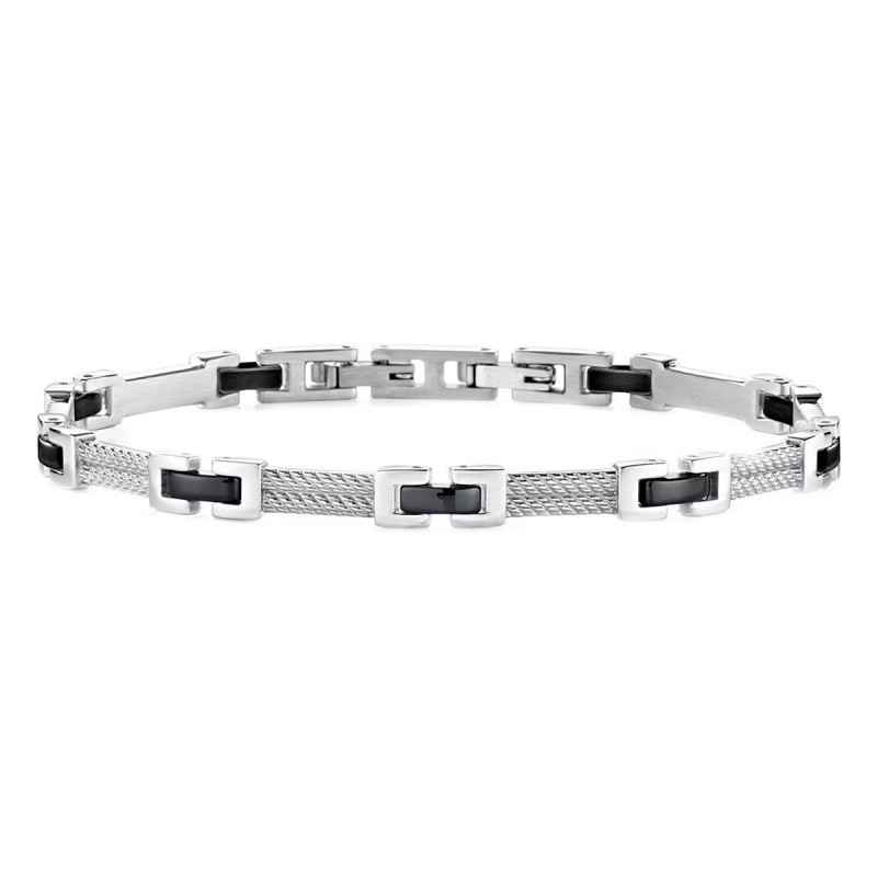 BRACCIALE ACCIAIO PVD NERO CROSS UOMO MORELLATO BRACCIALE ACCIAIO PVD NERO CROSS UOMO MORELLATO