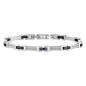 BRACCIALE ACCIAIO PVD NERO CROSS UOMO MORELLATO BRACCIALE ACCIAIO PVD NERO CROSS UOMO MORELLATO