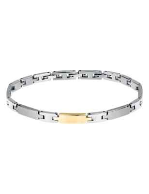 BRACCIALE ACCIAO PARTICOLARE DORATO MOTOWN UOMO MORELLATO  SALS99 MORELLATO