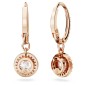 ORECCHINI PENDENTI TAGLIO TONDO PAVE' DONNA SWAROVSKI 