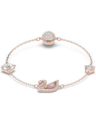 BRACCIALE CIGNO ROSA DAZZLING SWAN SWAROVSKI 5485877 Swarovski