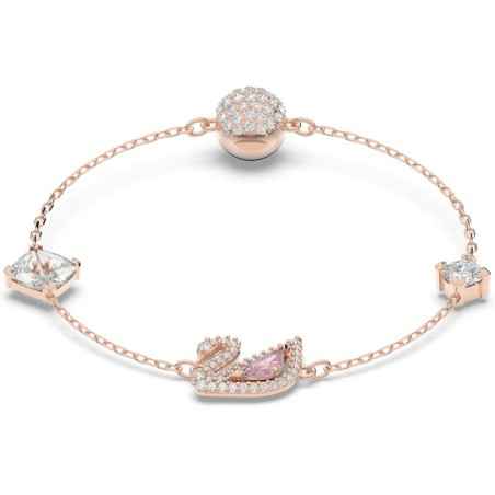 BRACCIALE CIGNO ROSA DAZZLING SWAN SWAROVSKI 5485877 Swarovski