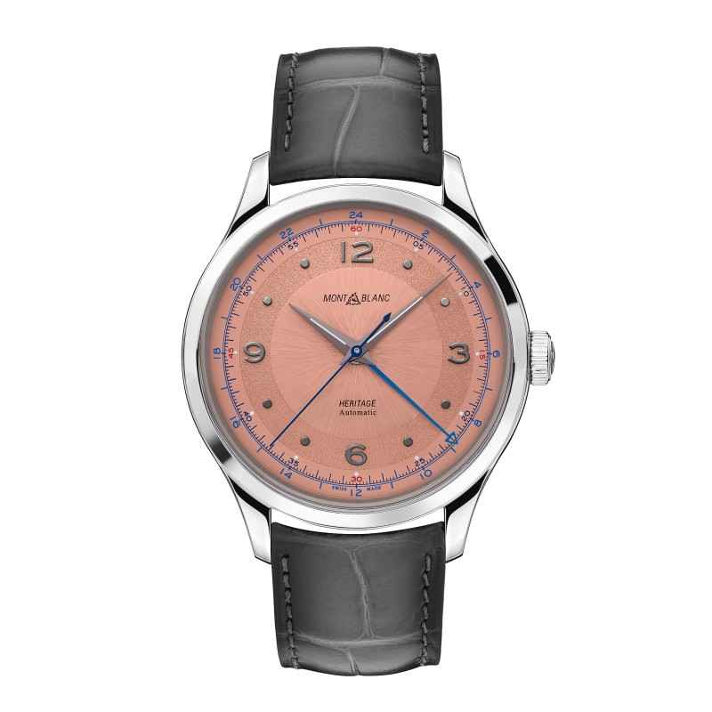 OROLOGIO GMT SALMONE UOMO MONTBLANC HERITAGE OROLOGIO GMT SALMONE UOMO MONTBLANC HERITAGE