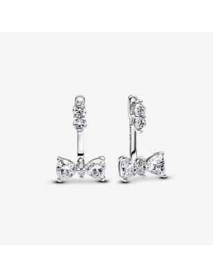 ORECCHINI PENDENTI FIOCCO LUMINOSO DONNA PANDORA TIMELESS