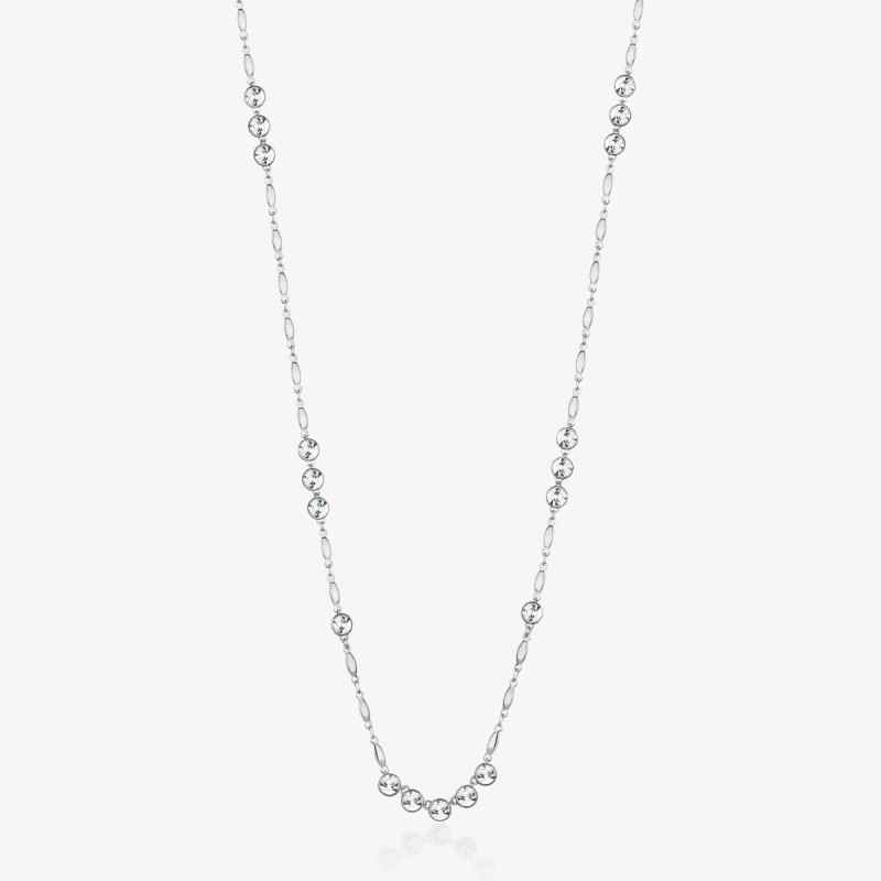 COLLANA LUNGA IN ACCIAIO E CRISTALLI DONNA BROSWAY 