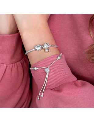 BRACCIALE CHIUSURA A CUORE MIS.18 DONNA PANDORA MOMENTS 590719-18 Pandora