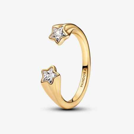 ANELLO STELLE CADENTI COLOR ORO MIS.52 DONNA PANDORA  163582C01-52 Pandora