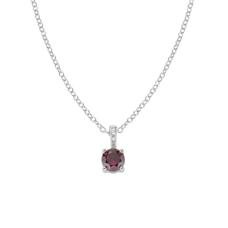 COLLANA PUNTO LUCE ROSSO DONNA AMEN 