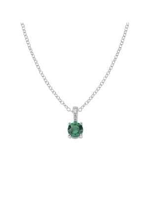 COLLANA PUNTO LUCE VERDE DONNA AMEN  CLCIPBBVEZ Amen