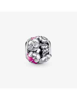 CHARM OPENWORK VIOLE DEL PENSIERO DONNA PANDORA 790759C01 PANDORA