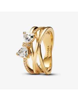ANELLO FASCIA INTRECCIATA FIOCCO LUMINOSO MIS.50 DONNA PANDORA  163511C01-50 Pandora