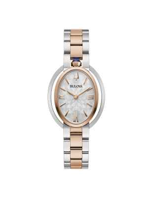 OROLOGIO RUBAIYAT BICOLORE ORO ROSA DONNA BULOVA CLASSIC 98L322 Bulova