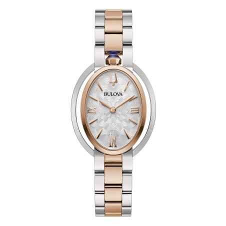 OROLOGIO RUBAIYAT BICOLORE ORO ROSA DONNA BULOVA CLASSIC 98L322 Bulova