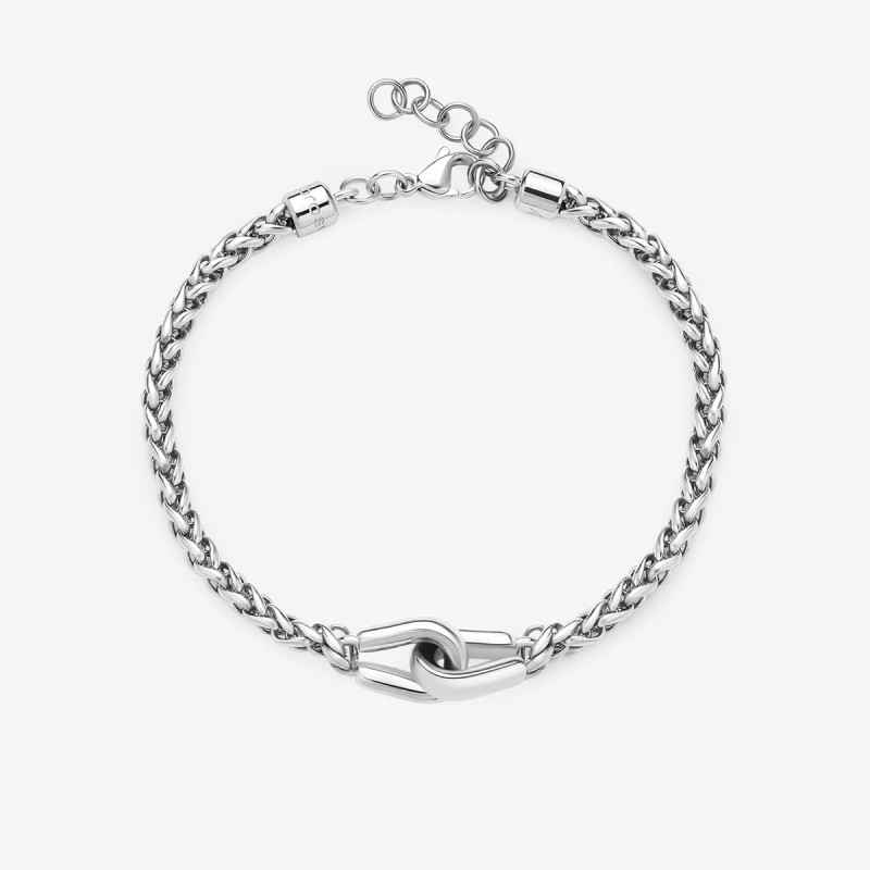 BRACCIALE CATENA SPIGA ACCIAIO KNOCKER UOMO BROSWAY 