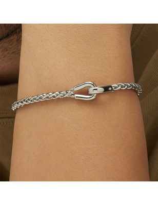 BRACCIALE CATENA SPIGA ACCIAIO KNOCKER UOMO BROSWAY  BKC26 Brosway