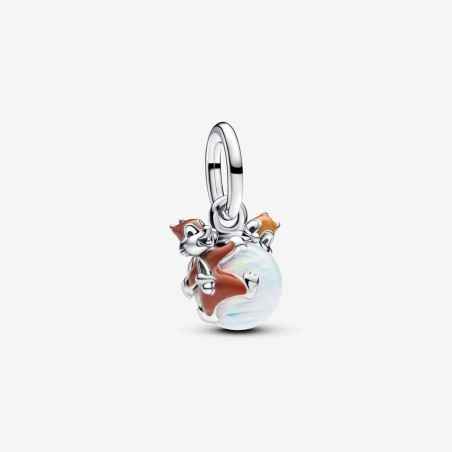 CHARM PENDENTE DISNEY, CIP E CIOP E PALLINA DI NATALE PANDORA 793532C01 Pandora