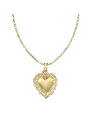 COLLANA CON PENDENTE SACRO CUORE DORATO DONNA AMEN