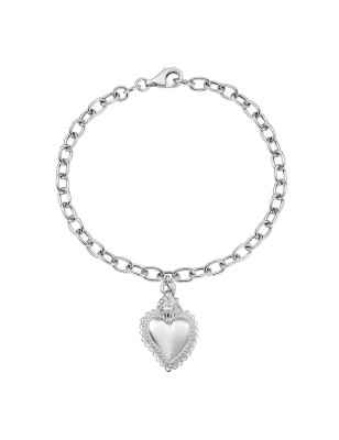 COLLANA CHARM CON SACRO CUORE DONNA AMEN SACRO