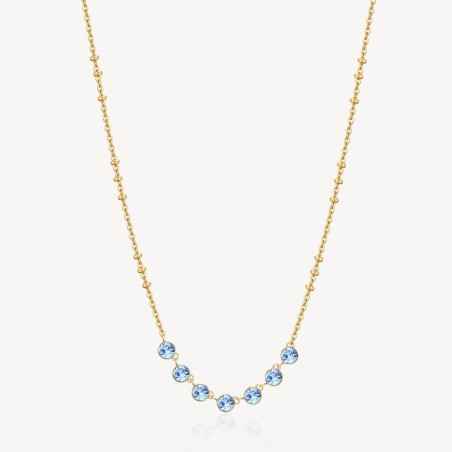 GIROCOLLO SYMPHONIA COLOR ORO E CRISTALLI DONNA BROSWAY BYM137 Brosway