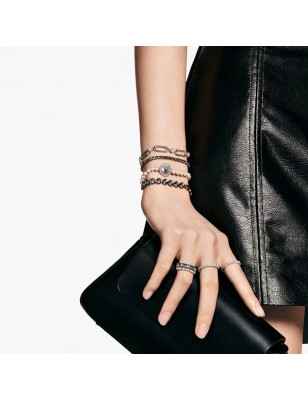 BRACCIALE IMBER TENNIS NERO PLACCATO RUTENIO SWAROVSKI 5689421 SWAROVSKI