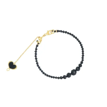 BRACCIALE ONDA NERA DONNA MAMAN ET SOPHIE  BPOND2F MAMAN ET SOPHIE