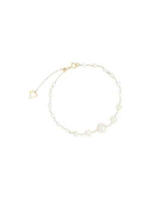 BRACCIALE ROSARIO 18KT CON PERLE DONNA MAMAN ET SOPHIE  BPONDRPE MAMAN ET SOPHIE