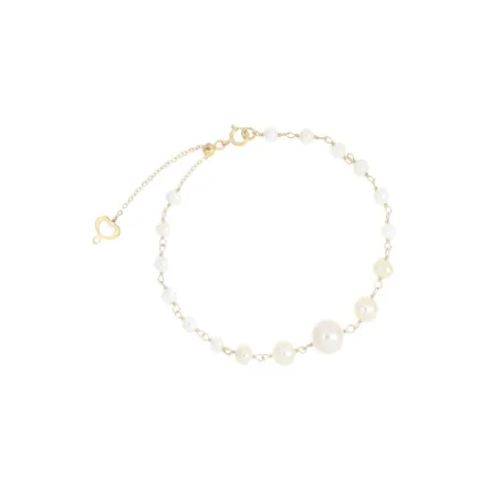 BRACCIALE ROSARIO 18KT CON PERLE DONNA MAMAN ET SOPHIE  BPONDRPE MAMAN ET SOPHIE