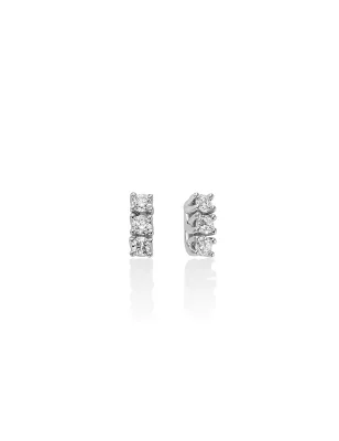 ORECCHINI TRILOGY DIAMANTI ORO BIANCO DONNA MILUNA ERD2413-024G7 Miluna